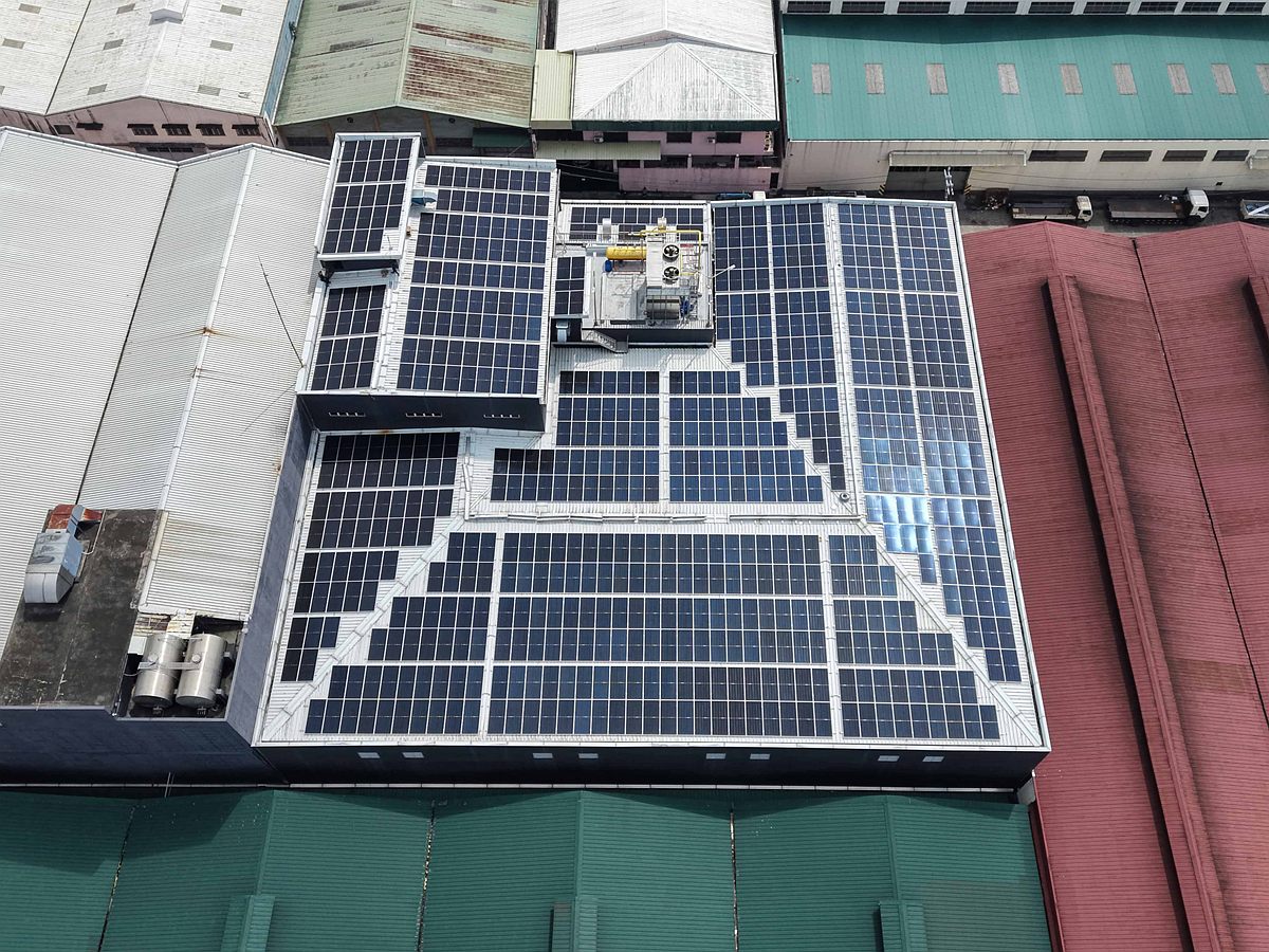Large-scale industrial solar power system