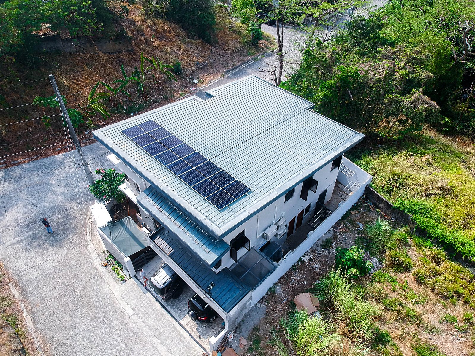 On-grid solar with Enphase installation at a home in The Pines at South Peak by Filinvest, San Pedro, Laguna
