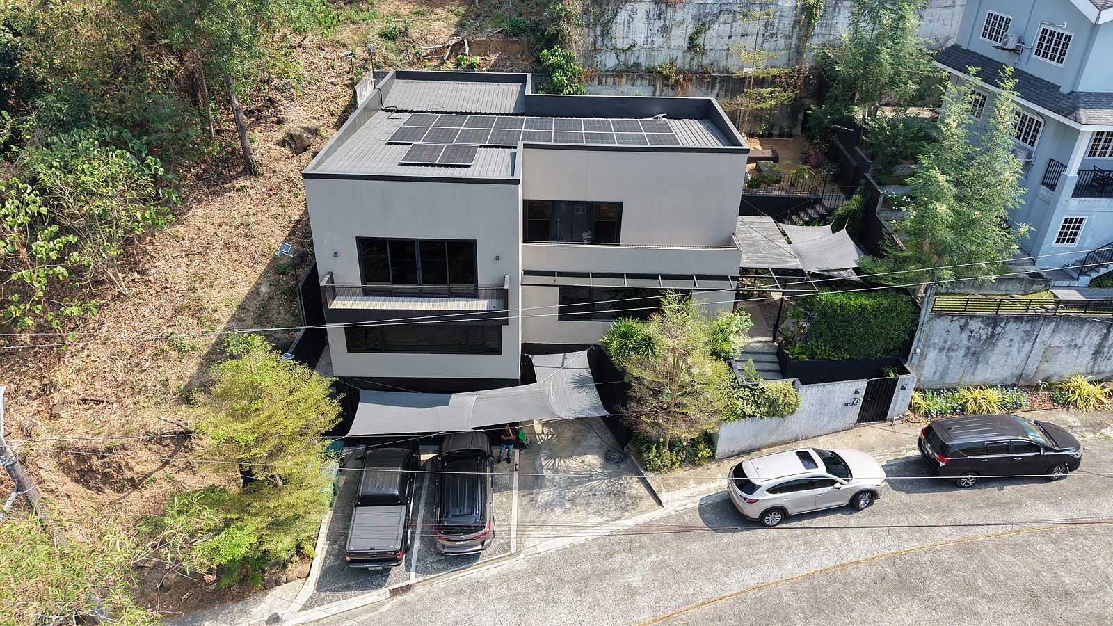 Rooftop solar installation at a home in Parkridge Rizal, Rizal